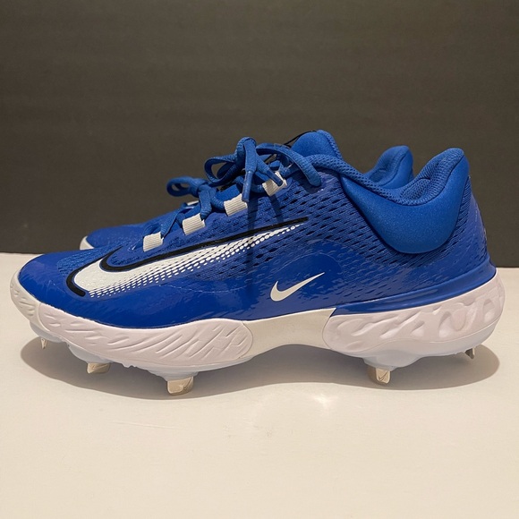 Size 10 Men’s Nike Huarache Elite Baseball Cleats Metal New - Picture 2 of 6